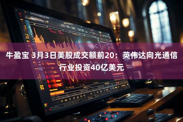 牛盈宝 3月3日美股成交额前20：英伟达向光通信行业投资40亿美元